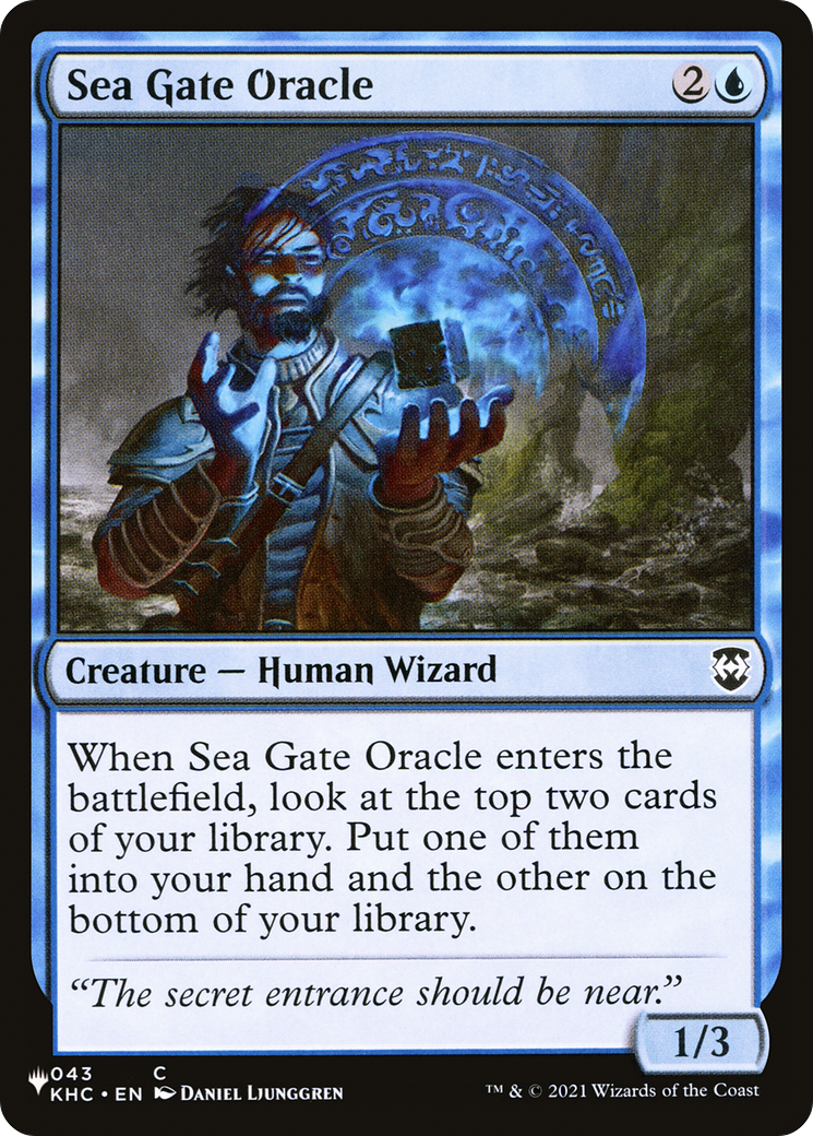 Magic: The Gathering - Sea Gate Oracle - The List
