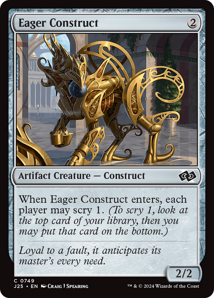 Magic: The Gathering - Eager Construct - Foundations Jumpstart