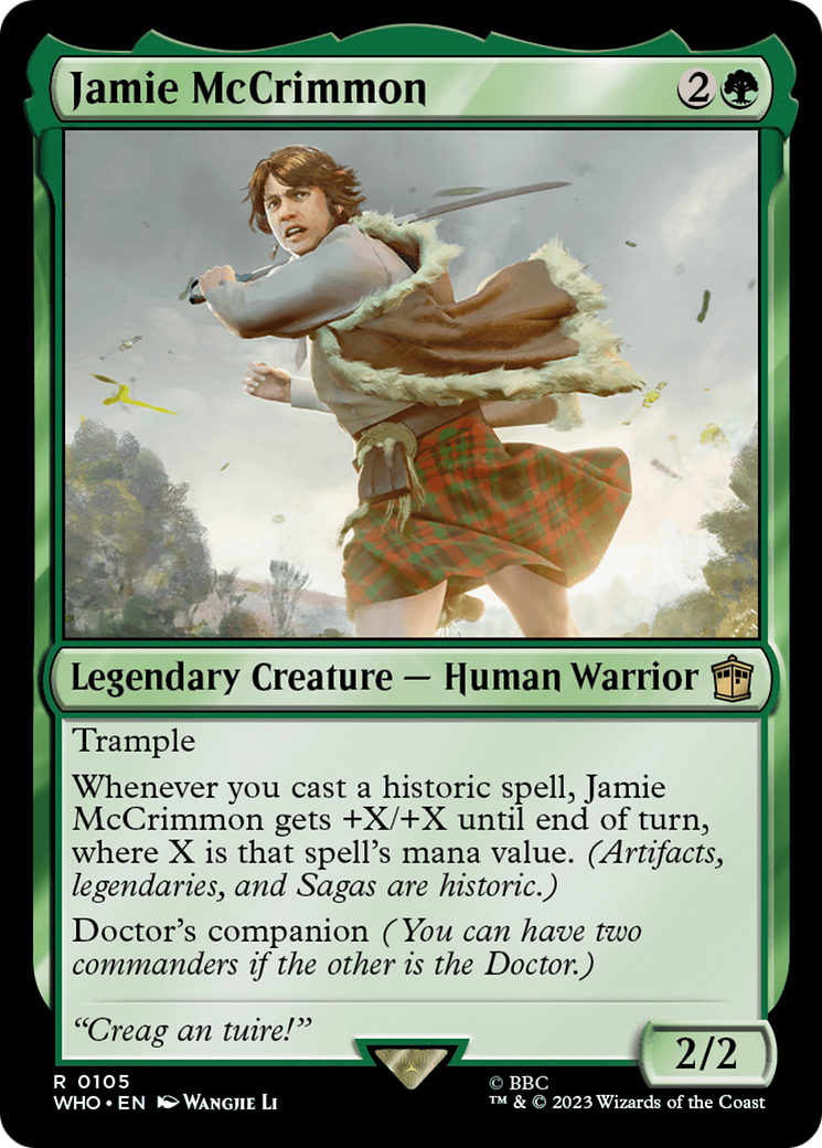 Magic: The Gathering - Jamie McCrimmon - Doctor Who