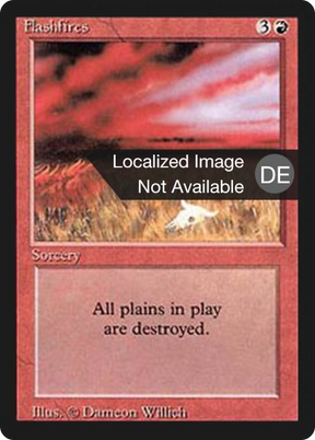 Magic: The Gathering - Steppenbrand - Foreign Black Border