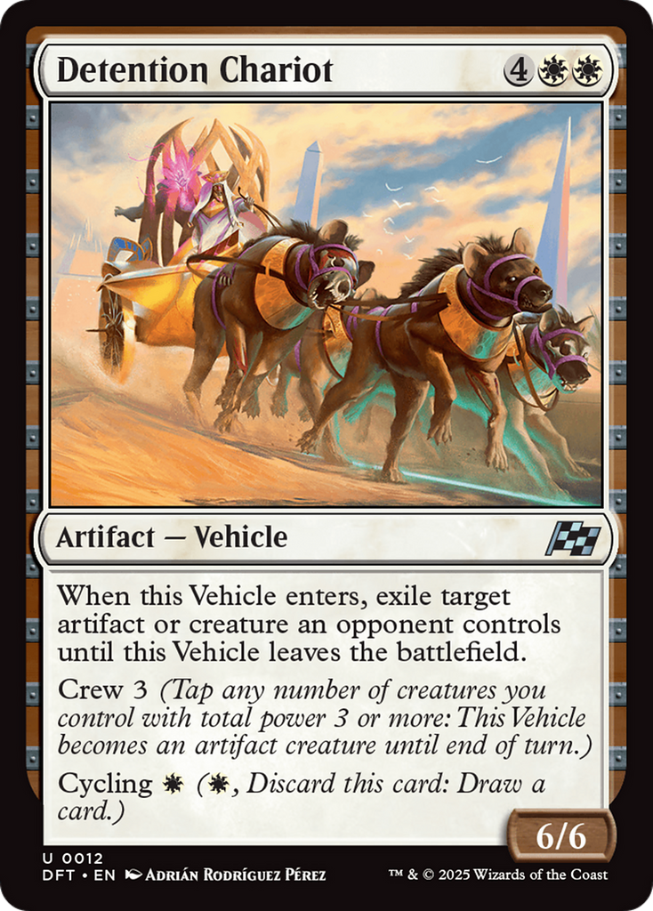 Magic: The Gathering - Detention Chariot - Aetherdrift