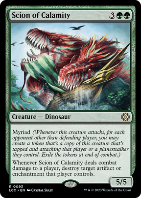 Magic: The Gathering - Scion of Calamity - The Lost Caverns of Ixalan Commander