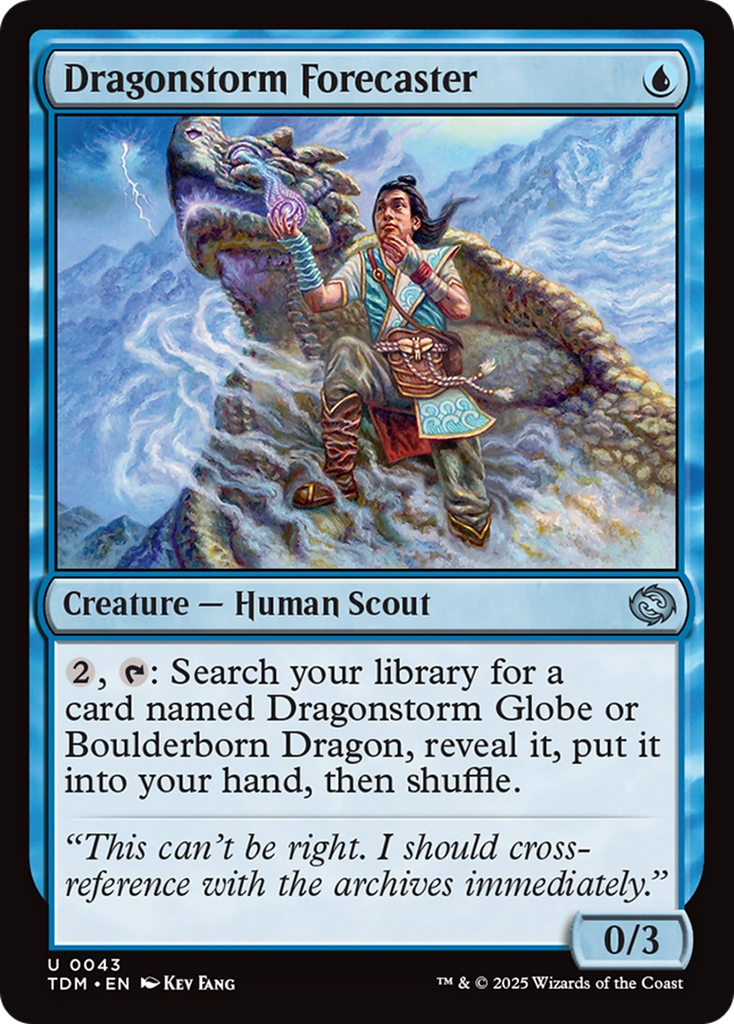 Magic: The Gathering - Dragonstorm Forecaster Foil - Tarkir: Dragonstorm