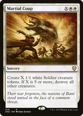 Magic: The Gathering - Martial Coup - Phyrexia: All Will Be One Commander