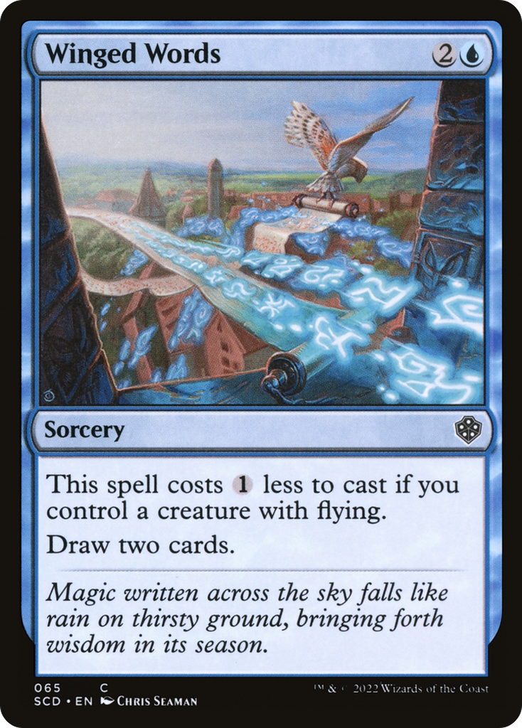 Magic: The Gathering - Winged Words - Starter Commander Decks
