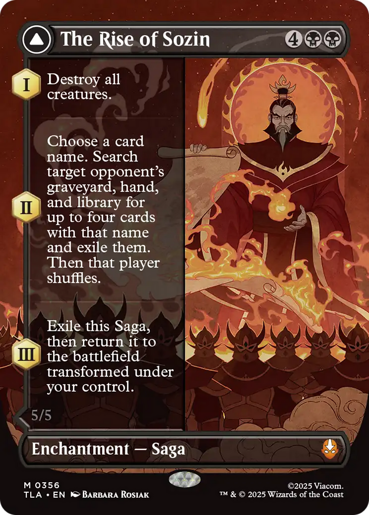 Magic: The Gathering - The Rise of Sozin // Fire Lord Sozin Foil - Avatar: The Last Airbender