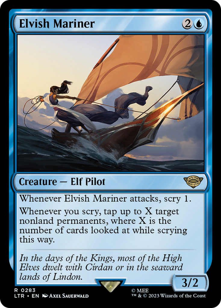 Magic: The Gathering - Elvish Mariner - The Lord of the Rings: Tales of Middle-earth