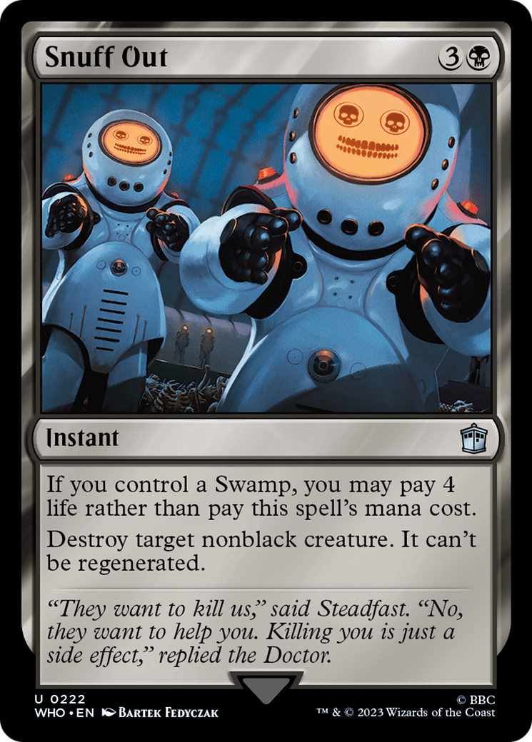 Magic: The Gathering - Snuff Out - Doctor Who