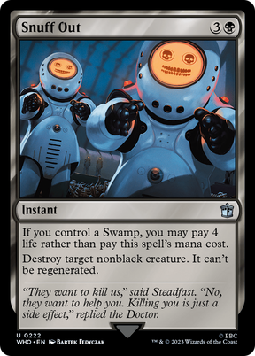 Magic: The Gathering - Snuff Out - Doctor Who