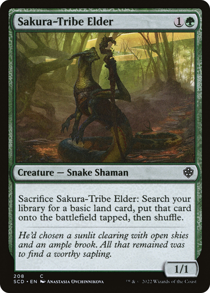 Magic: The Gathering - Sakura-Tribe Elder - Starter Commander Decks