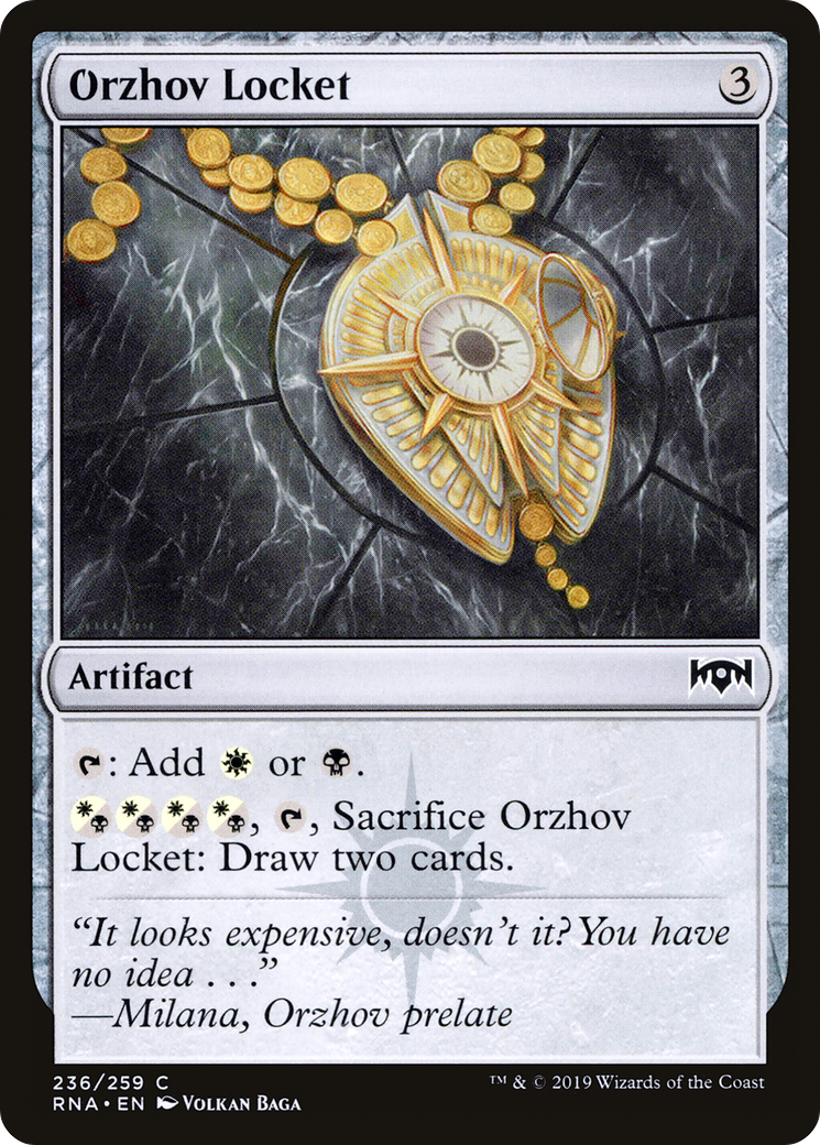 Magic: The Gathering - Orzhov Locket Foil - Ravnica Allegiance