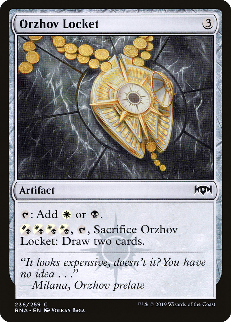 Magic: The Gathering - Orzhov Locket Foil - Ravnica Allegiance