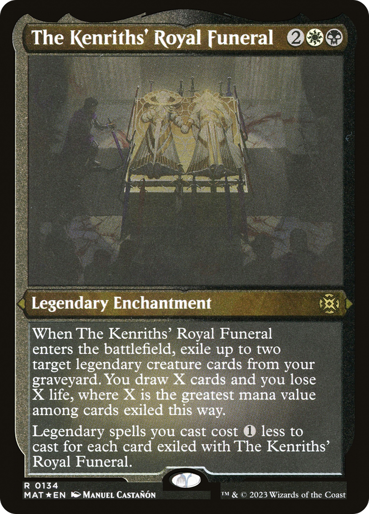 Magic: The Gathering - The Kenriths' Royal Funeral Foil - March of the Machine: The Aftermath