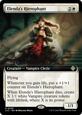 Magic: The Gathering - Elenda's Hierophant - The Lost Caverns of Ixalan Commander