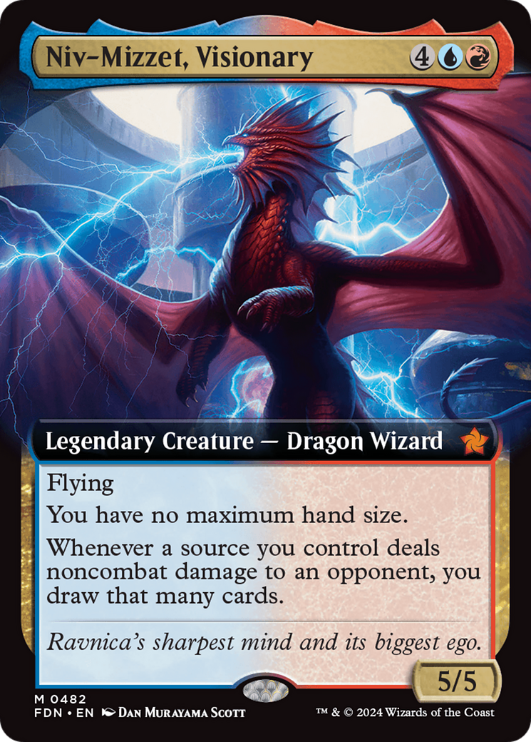 Magic: The Gathering - Niv-Mizzet, Visionary Foil - Foundations