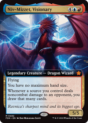 Magic: The Gathering - Niv-Mizzet, Visionary Foil - Foundations