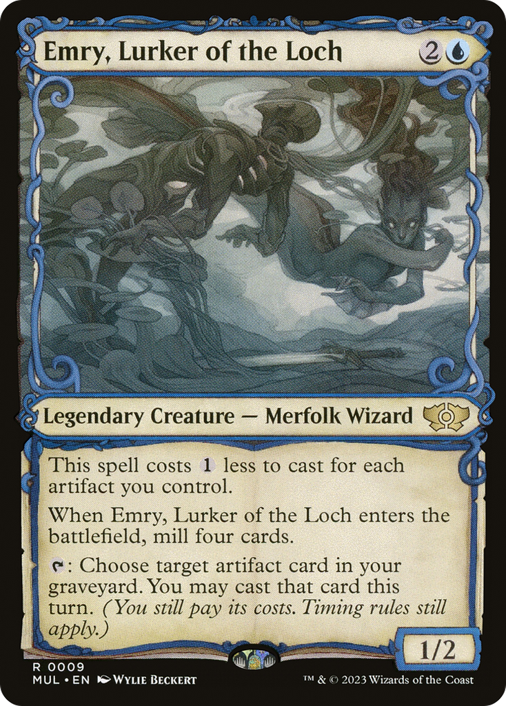 Magic: The Gathering - Emry, Lurker of the Loch Foil - Multiverse Legends