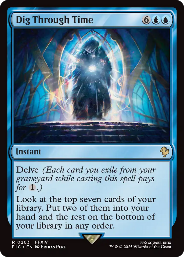 Magic: The Gathering - Dig Through Time - Final Fantasy Commander