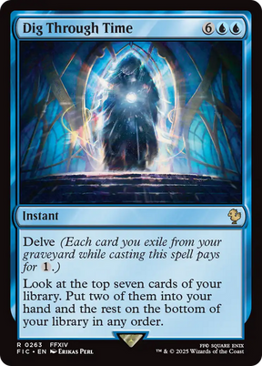 Magic: The Gathering - Dig Through Time - Final Fantasy Commander