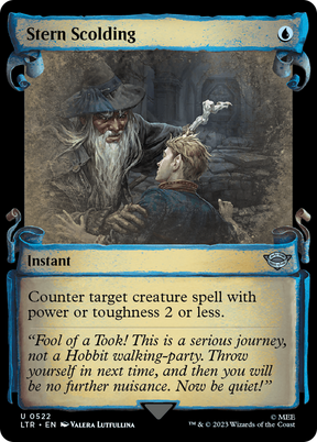 Magic: The Gathering - Stern Scolding Foil - The Lord of the Rings: Tales of Middle-earth