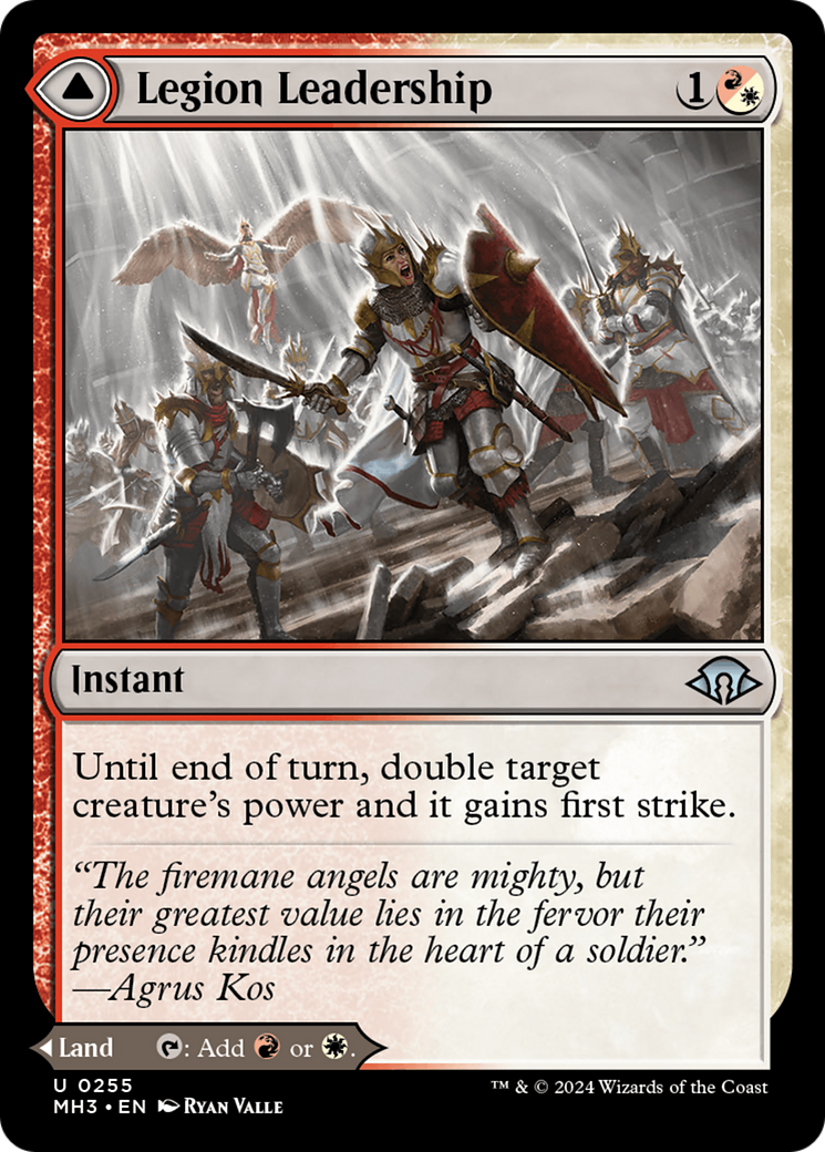 Magic: The Gathering - Legion Leadership // Legion Stronghold Foil - Modern Horizons 3