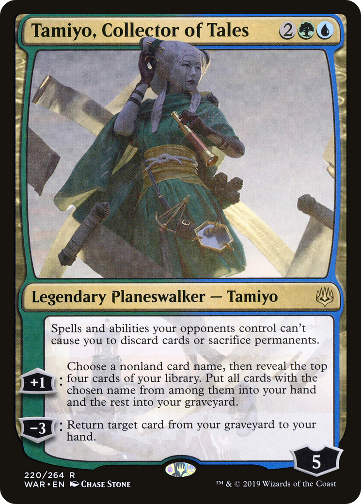 Magic: The Gathering - Tamiyo, Collector of Tales Foil - War of the Spark