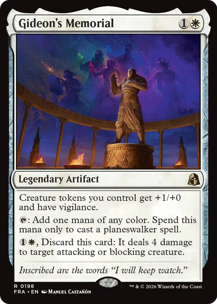 Magic: The Gathering - Gideon's Memorial - Reality Fracture