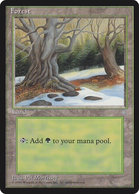 Magic: The Gathering - Forest - Ice Age