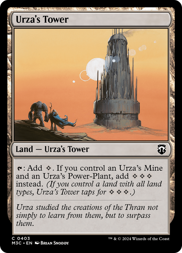 Magic: The Gathering - Urza's Tower - Modern Horizons 3 Commander