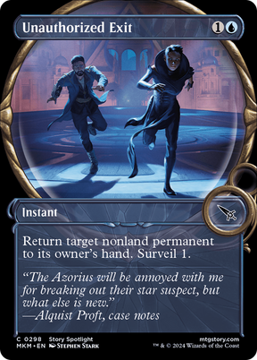 Magic: The Gathering - Unauthorized Exit Foil - Murders at Karlov Manor