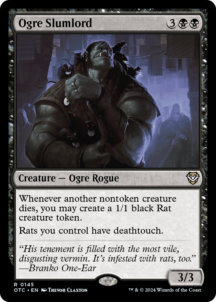 Magic: The Gathering - Ogre Slumlord - Outlaws of Thunder Junction Commander