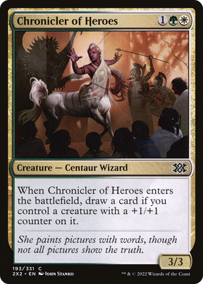 Magic: The Gathering - Chronicler of Heroes - Double Masters 2022