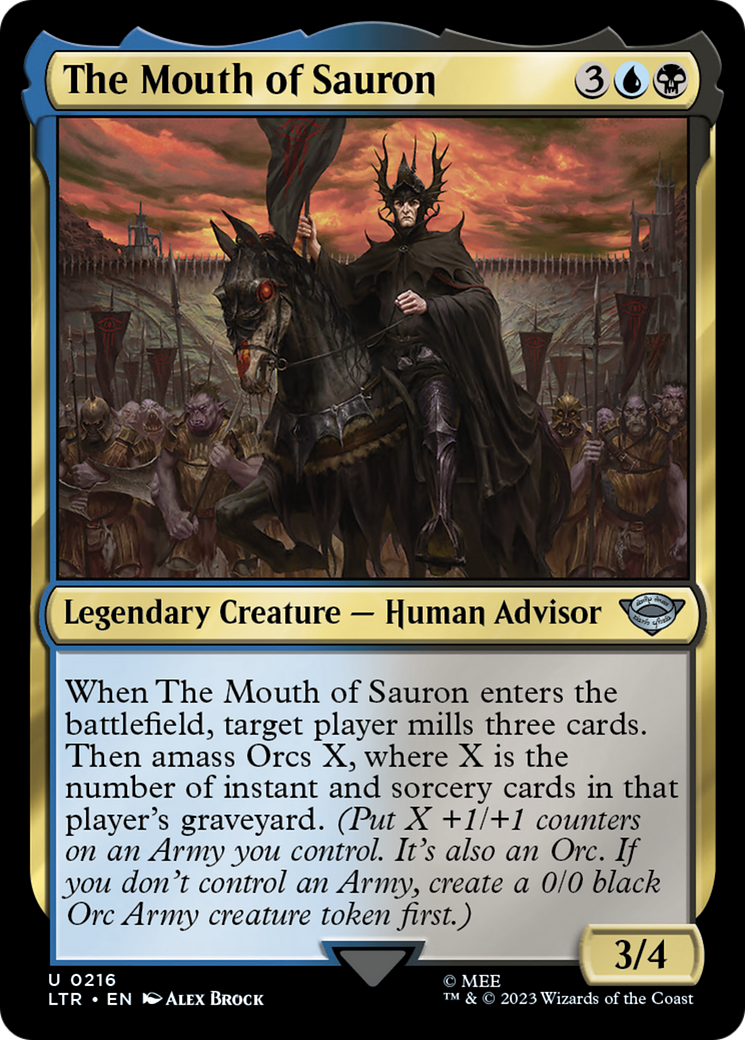 Magic: The Gathering - The Mouth of Sauron - The Lord of the Rings: Tales of Middle-earth