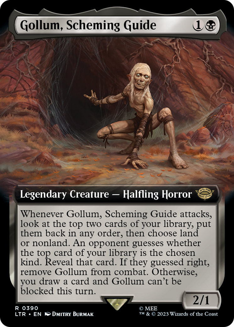 Magic: The Gathering - Gollum, Scheming Guide - The Lord of the Rings: Tales of Middle-earth
