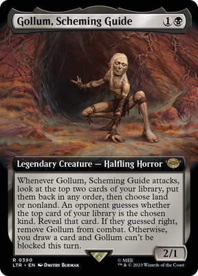 Magic: The Gathering - Gollum, Scheming Guide - The Lord of the Rings: Tales of Middle-earth