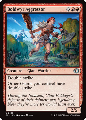 Magic: The Gathering - Boldwyr Aggressor Foil - Lorwyn Eclipsed