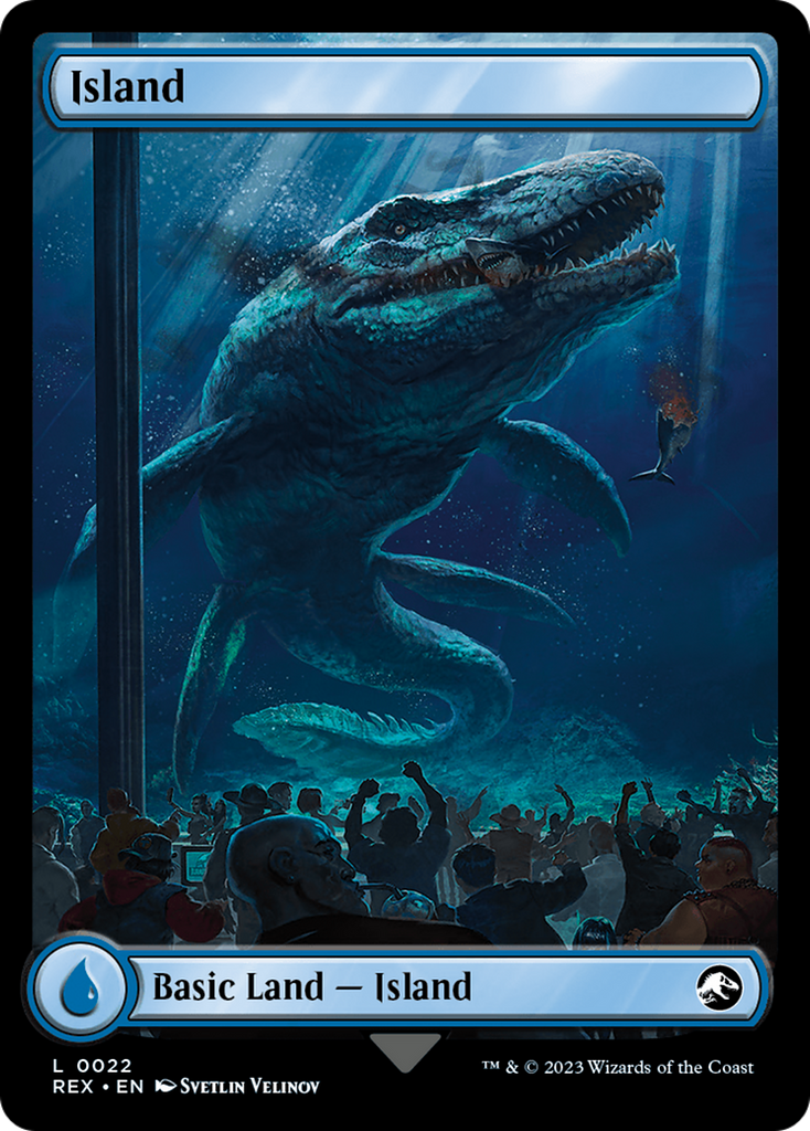 Magic: The Gathering - Island // Island Foil - Jurassic World Collection