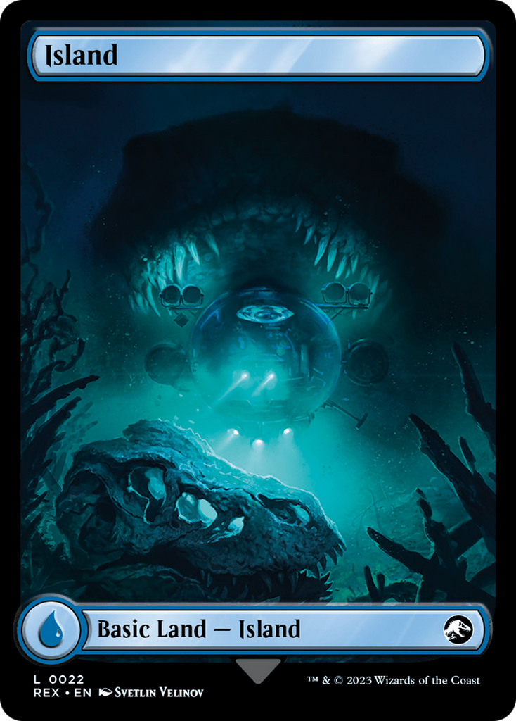 Magic: The Gathering - Island // Island Foil - Jurassic World Collection