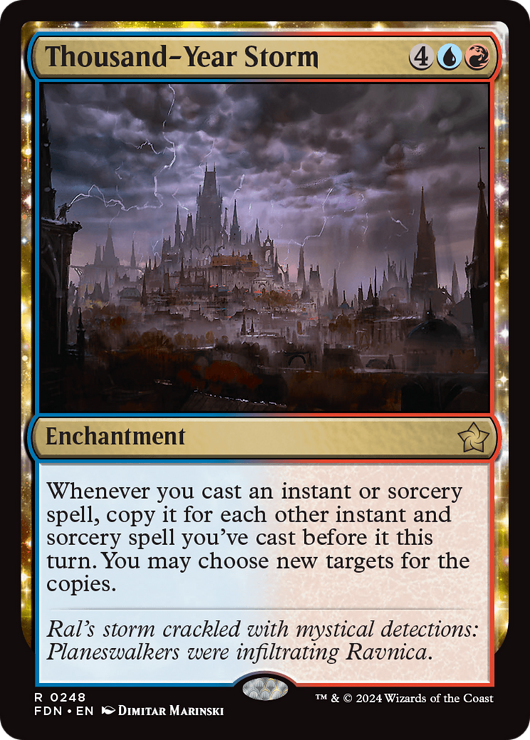 Magic: The Gathering - Thousand-Year Storm Foil - Foundations