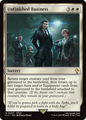 Magic: The Gathering - Unfinished Business - Final Fantasy Commander