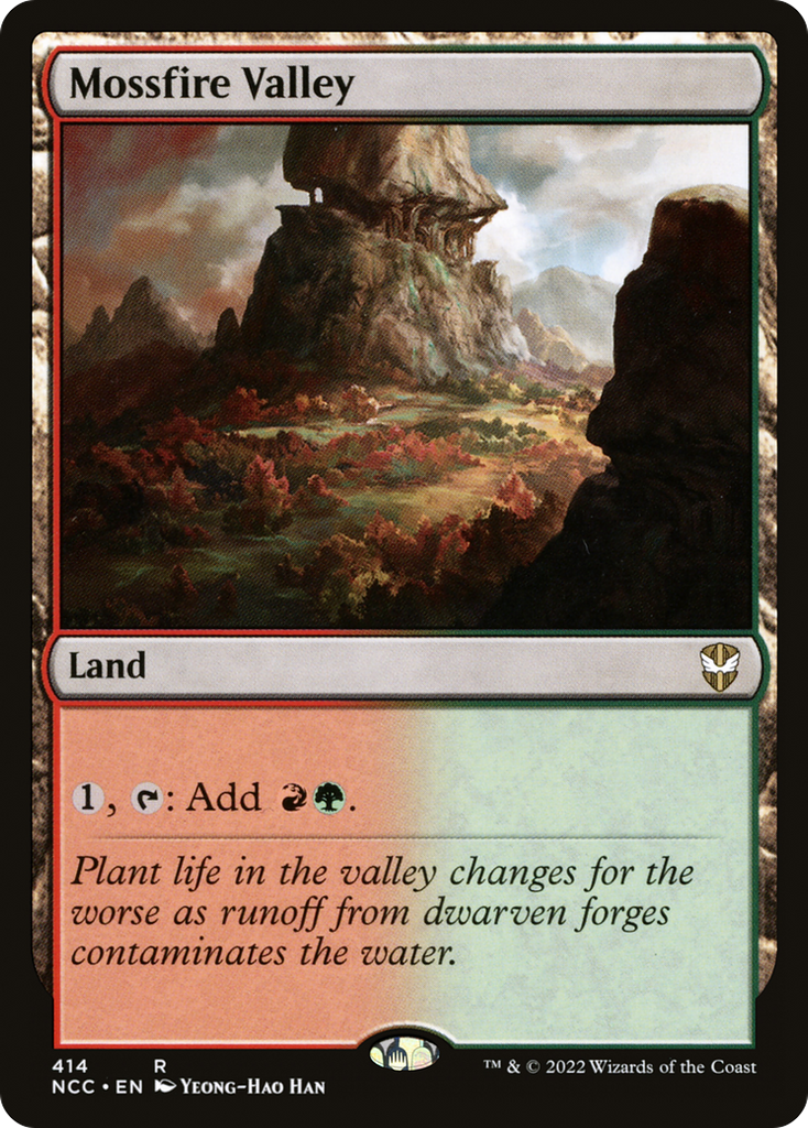 Magic: The Gathering - Mossfire Valley - New Capenna Commander