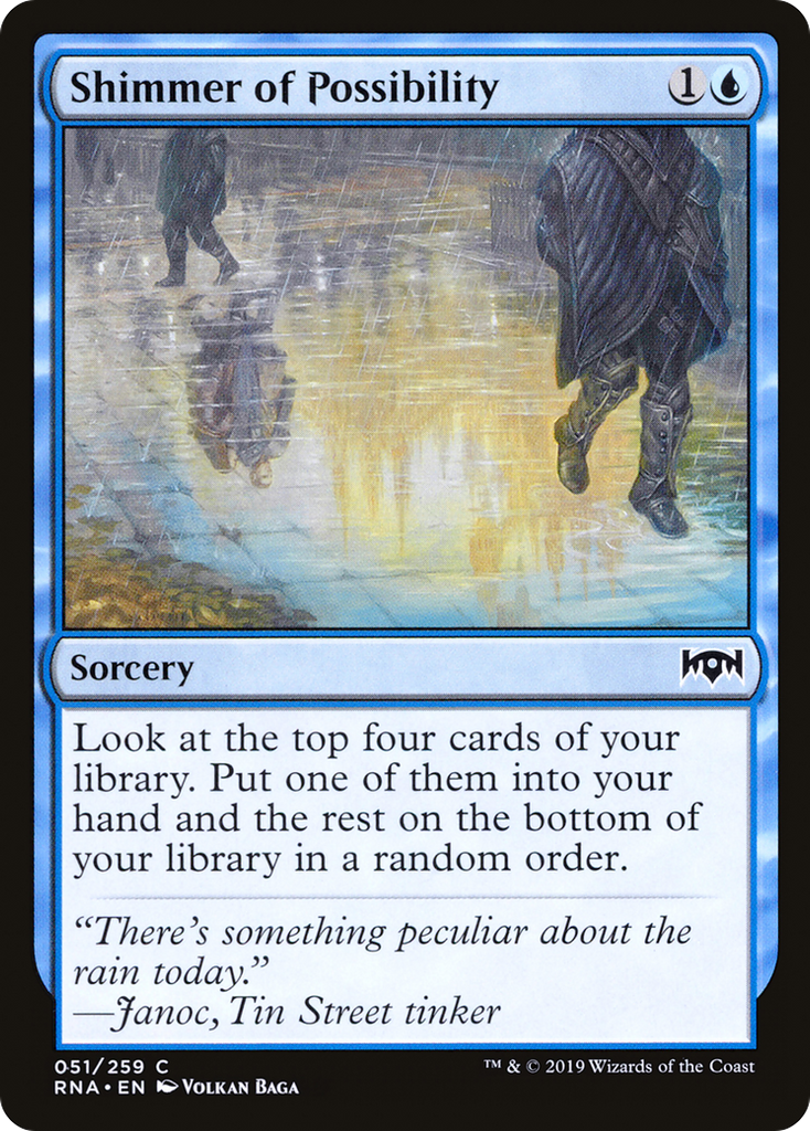 Magic: The Gathering - Shimmer of Possibility Foil - Ravnica Allegiance