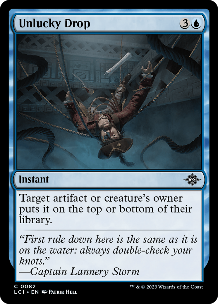 Magic: The Gathering - Unlucky Drop Foil - The Lost Caverns of Ixalan