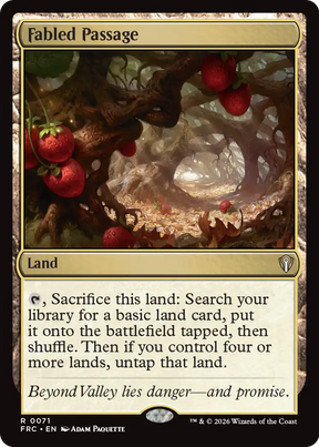 Magic: The Gathering - Fabled Passage - Reality Fracture Commander
