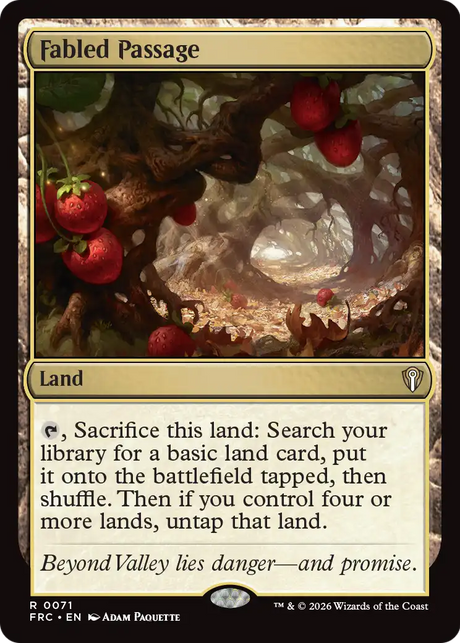 Magic: The Gathering - Fabled Passage - Reality Fracture Commander