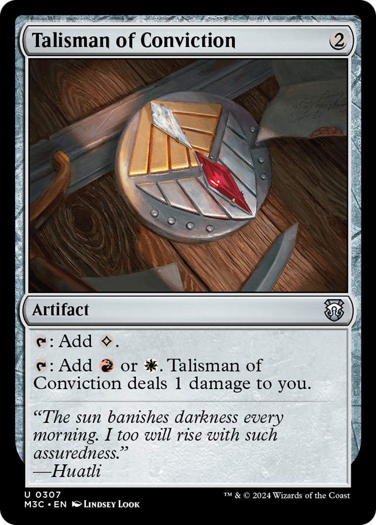 Magic: The Gathering - Talisman of Conviction - Modern Horizons 3 Commander