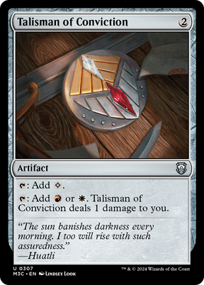 Magic: The Gathering - Talisman of Conviction - Modern Horizons 3 Commander