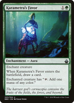 Magic: The Gathering - Karametra's Favor Foil - Battlebond