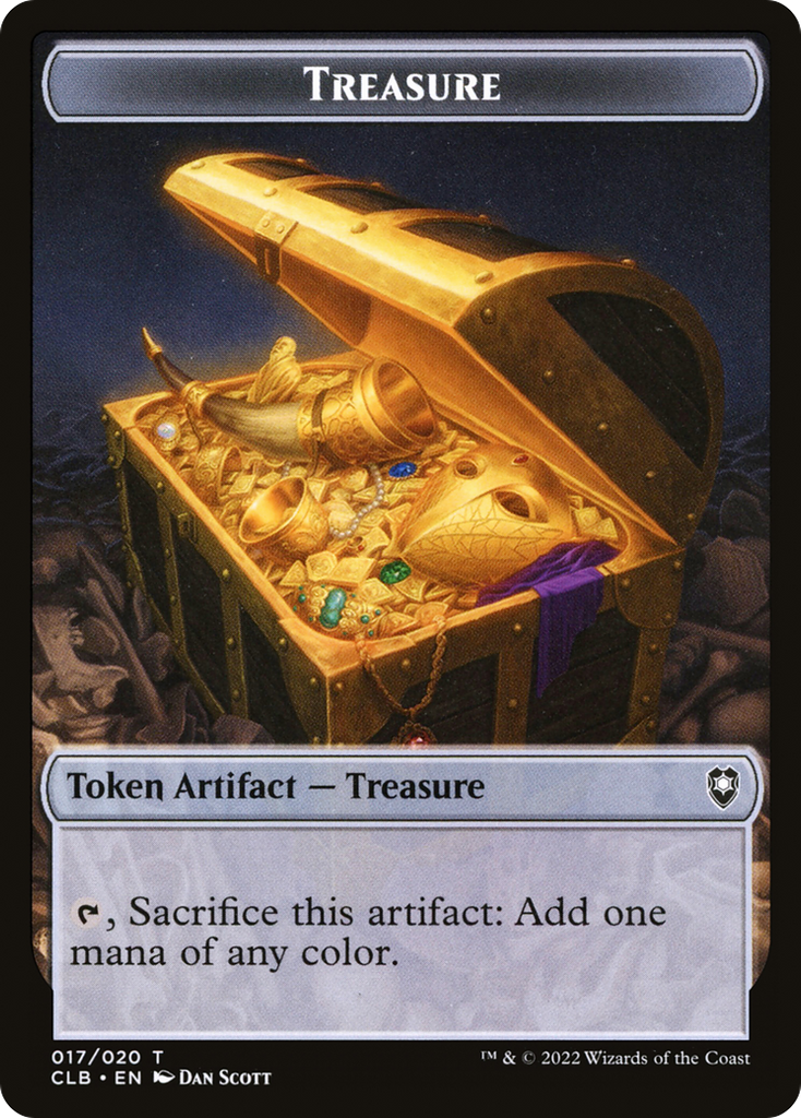 Magic: The Gathering - Treasure Token - Battle for Baldur's Gate Tokens