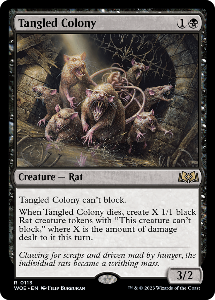 Magic: The Gathering - Tangled Colony Foil - Wilds of Eldraine